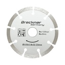 Disc diamantat segmentat 115x1.8x22.23mm, taiere uscata pentru beton, piatra, caramida