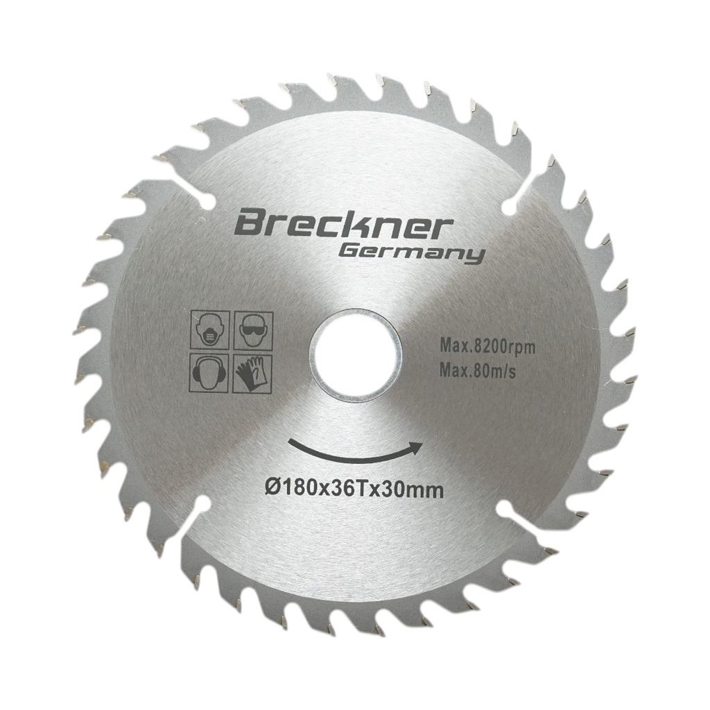 Disc circular vidia pentru lemn 180x30mm, 36 dinti, turatie maxima 8200rpm