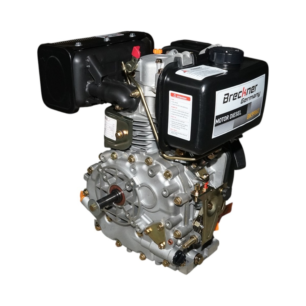 Motor diesel 7CP 178F, 296cc, turatie 3600rpm, ax rotund filetat 19.05mm, pornire sfoara
