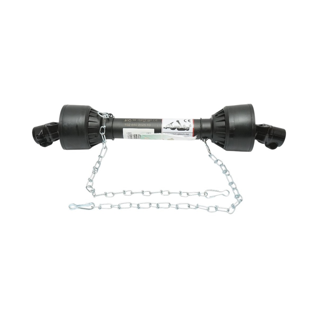 Cardan 650mm T2 1-3/8 Z=6, cruce 24x62, teava triunghiulara