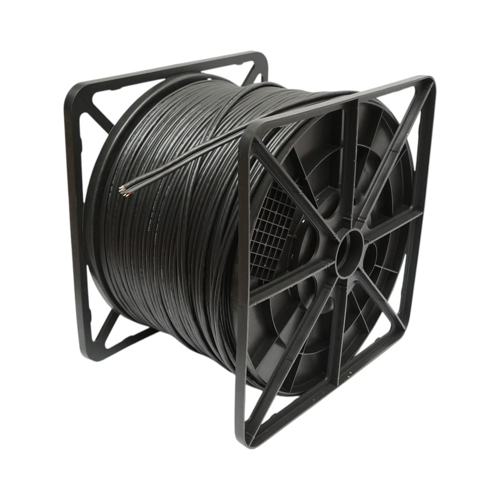 Cablu UTP CAT5e siamez 8x0.51mm cupru + 2x0.75mm CCA alimentare 305m/rola