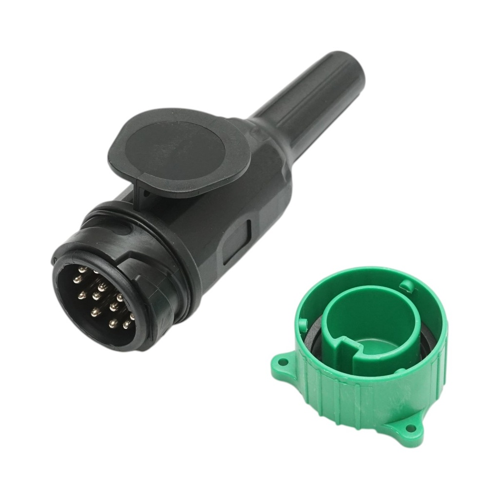 Fisa remorca 13 pini 12V cu capac, cablu electric 1 iesire
