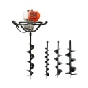 Motoburghiu foreza de pamant pe benzina 3.3CP, 2T 52cc, 3 burghie incluse 100mm, 150mm, 200mm