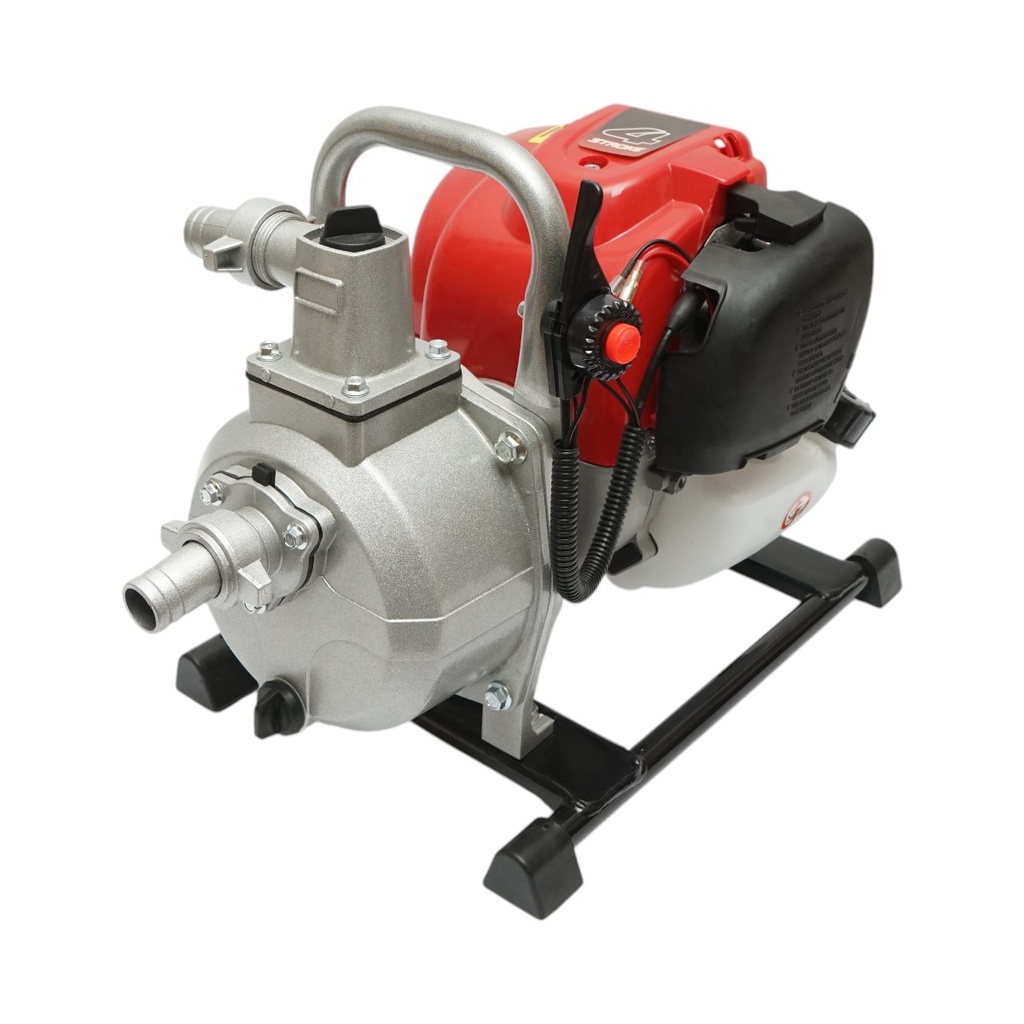 Motopompa pe benzina 1.36CP, 4T 35.8cc, 1 tol, debit 7m3/h, autoamorsare, adancime absorbtie 7m, inaltime refulare 25m