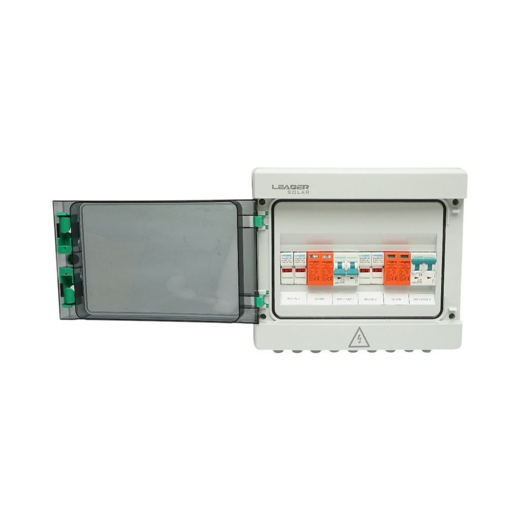 Tablou sigurante echipat 10KW DC sistem fotovoltaic 2 stringuri ON/OFF GRID IP65 Leader