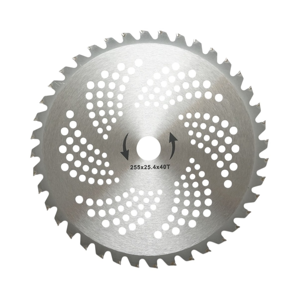 Disc circular vidia 255x25.4x1.3mm, 40 dinti pentru motocoasa de umar THOR