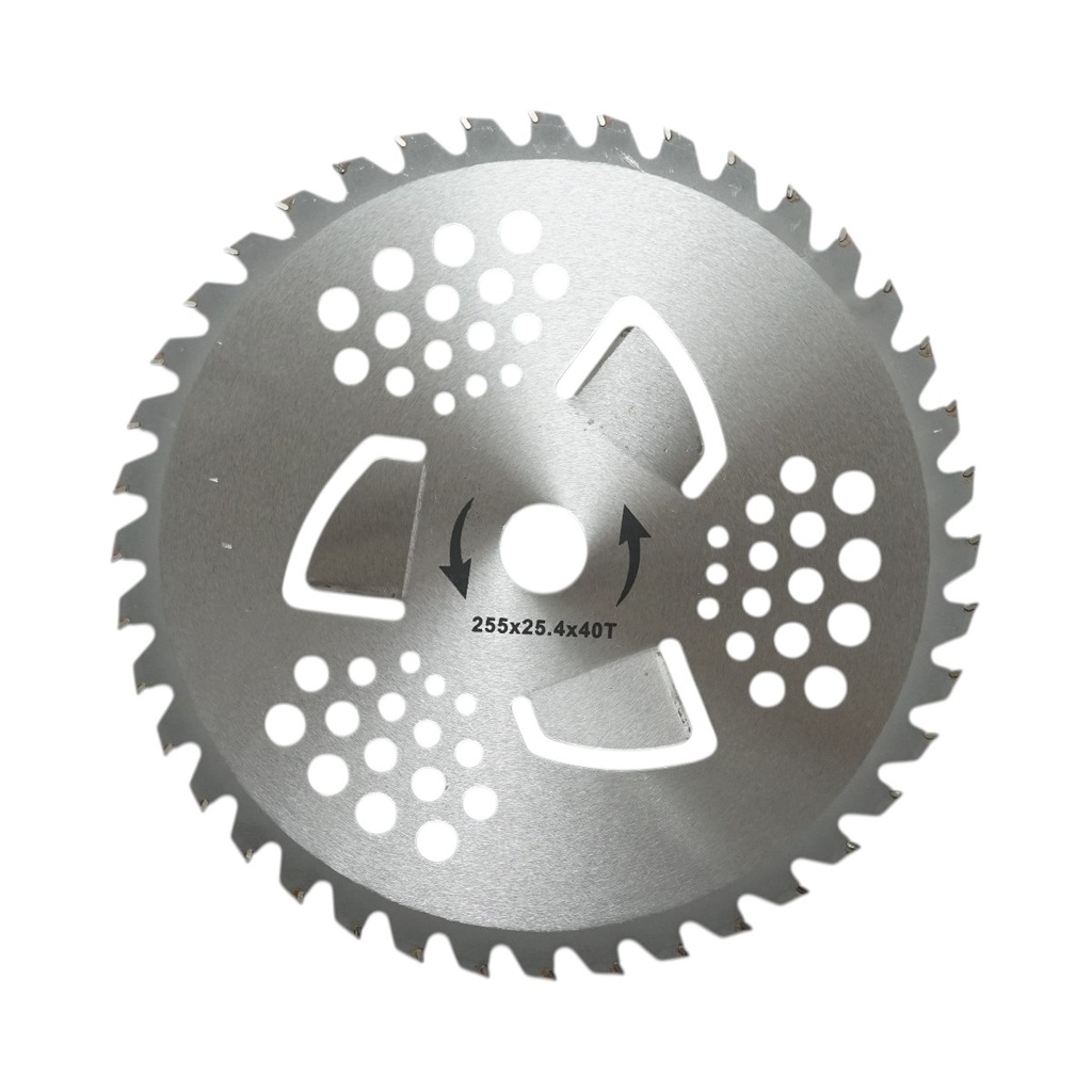 Disc circular vidia 255x25.4x1.15mm, 40 dinti pentru motocoasa de umar THOR