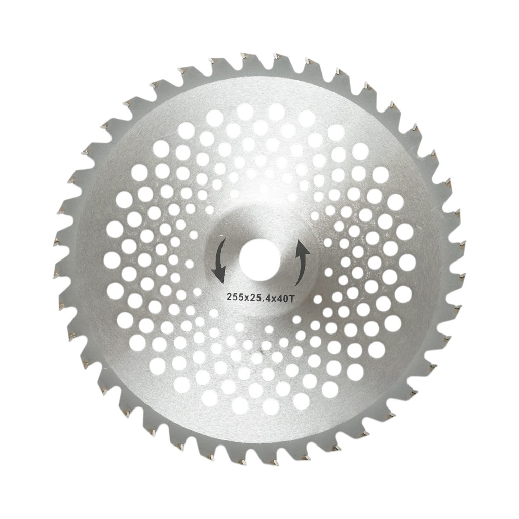 Disc circular vidia 255x25.4x1.15mm, 40 dinti pentru motocoasa de umar THOR