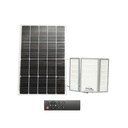 Lampa LED 4500lm, 6500K cu panou solar 70W, baterie LifePO4 3.2V/60Ah, senzor de miscare si telecomanda IP66