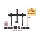Set extractor butuc roata camion M18-M30 7/8-11W PCD 110-448mm 23 piese