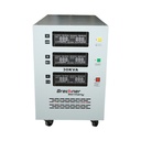 Stabilizator automat de tensiune 30KVA trifazat cu servomotor, bypass, afisaj LCD