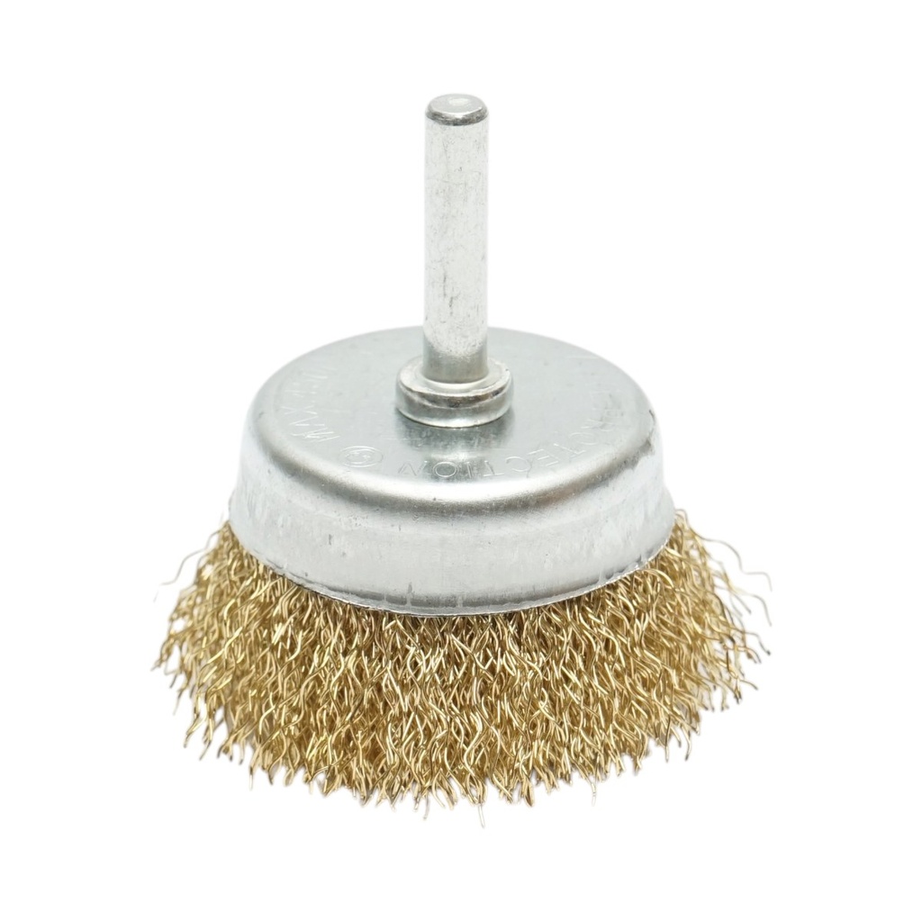 Perie sarma cupa 50mm, tija 6mm, max. 4500rpm