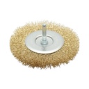 Perie sarma circulara 100mm, tija 6mm, max. 4500rpm
