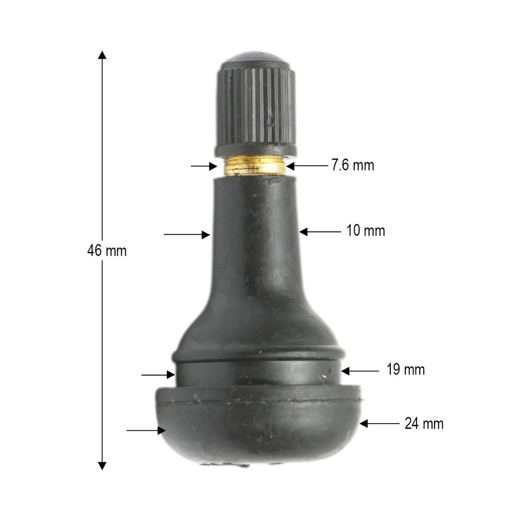Valva roata tubeless 46mm TR415