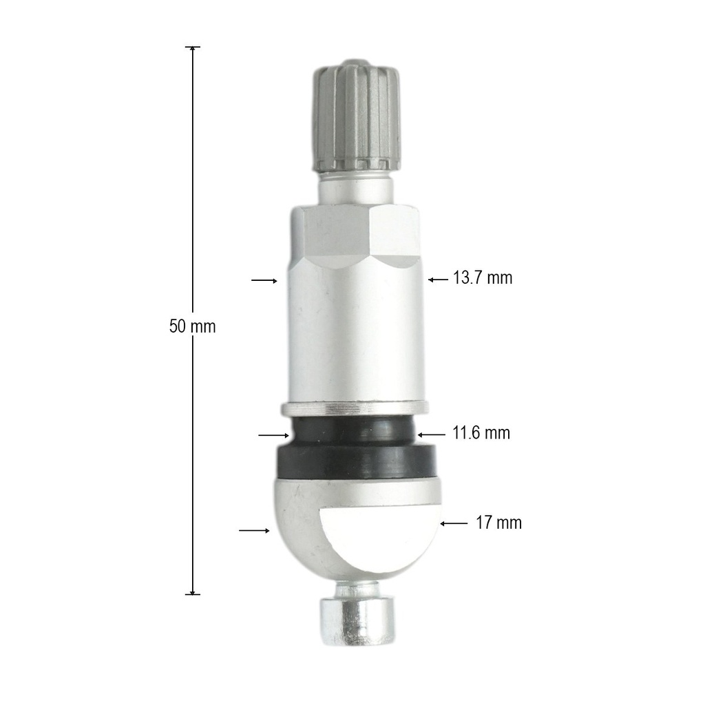 Valva roata tubeless aluminiu compatibila senzor TPMS-5