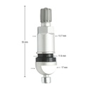 Valva roata tubeless aluminiu compatibila senzor TPMS-6