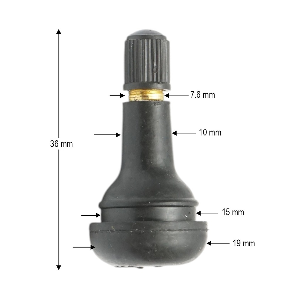 Valva roata tubeless 36mm TR412