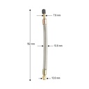 Prelungitor valva roata flexibil 180mm cu invelis metalic