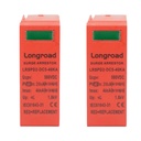 Set 2 cartuse descarcator supratensiune sisteme fotovoltaice DC tip C 500VDC 2P 40kA LRSPD2-DC5-40KA Longroad