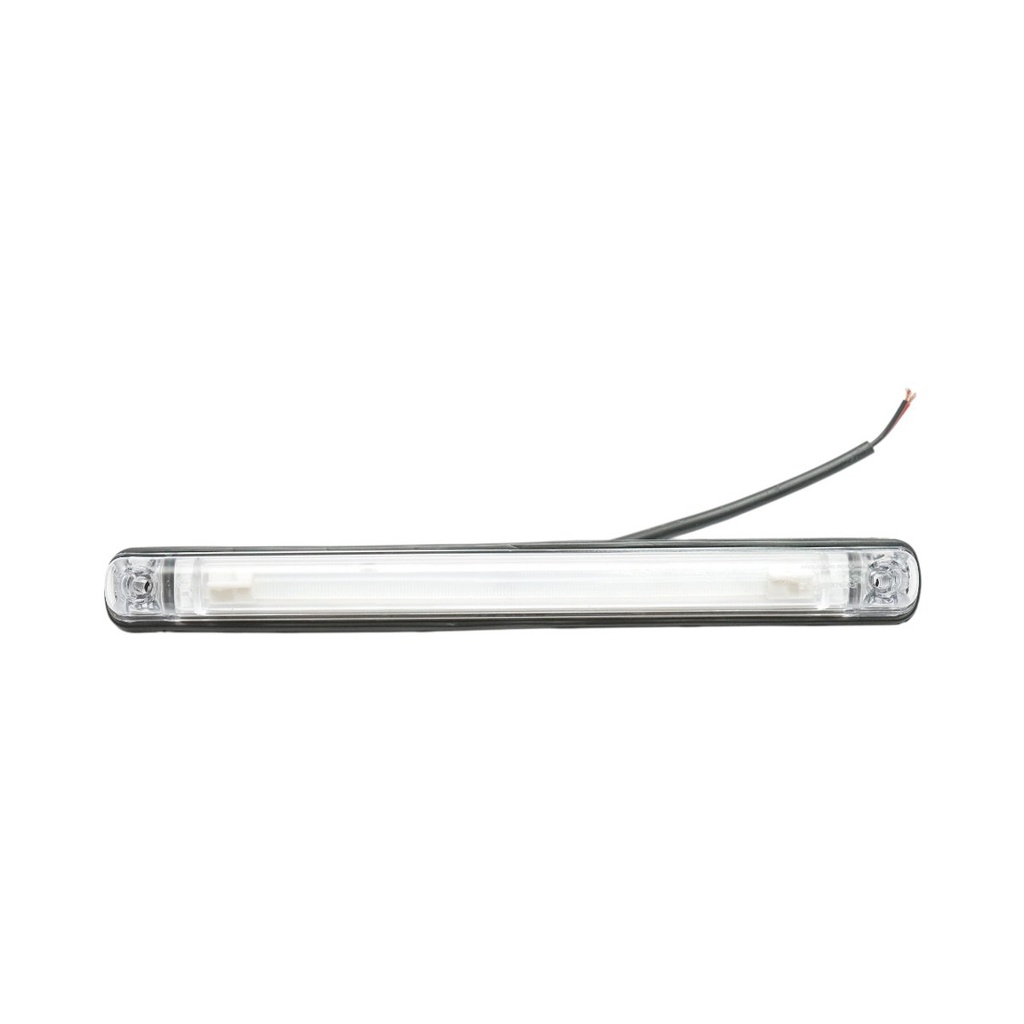 Lampa pozitie cabina camion LED 24V rosie 6 LED-uri 240x26x25mm