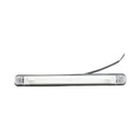 Lampa pozitie cabina camion LED 24V rosie 6 LED-uri 240x26x25mm