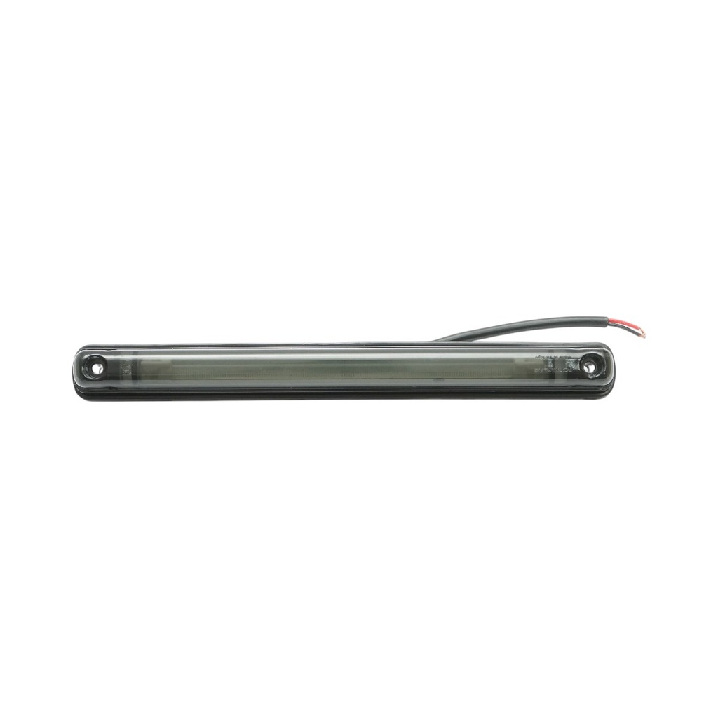 Lampa pozitie cabina camion LED 24V rosu fumuriu 6 LED-uri 240x26x25mm
