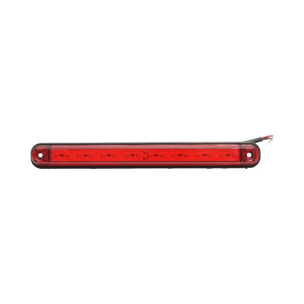 Lampa gabarit laterala LED slim 12-24V galbena 16 LED-uri 235x26.5x21mm