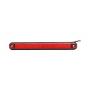 Lampa gabarit laterala LED slim 12-24V galbena 16 LED-uri 235x26.5x21mm