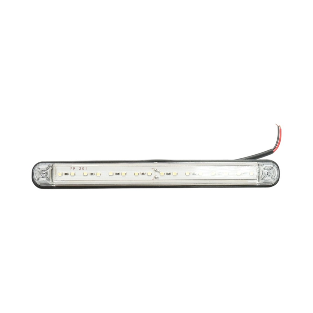 Lampa gabarit laterala LED slim 12-24V alba 16 LED-uri 235x26.5x21mm
