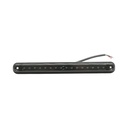 Lampa gabarit laterala LED slim 12-24V rosu fumuriu 16 LED-uri 235x26.5x21mm