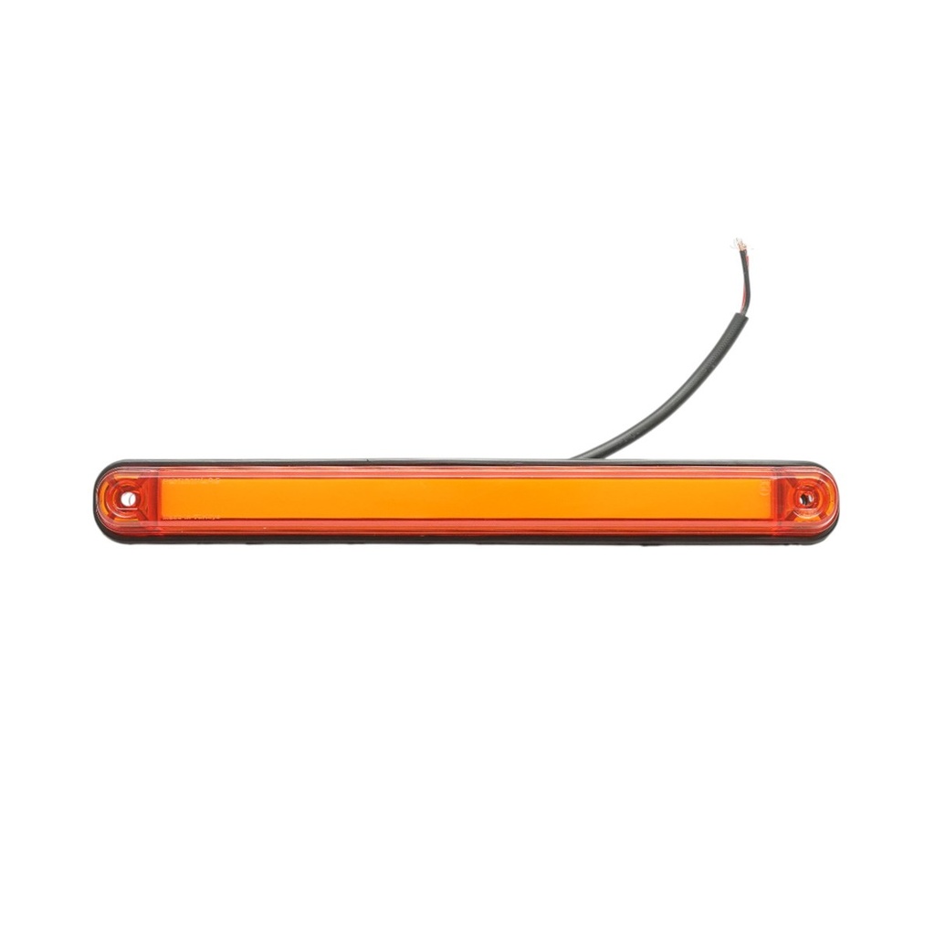 Lampa gabarit laterala LED NEON 12-24V galbena slim 235x26.5x21mm
