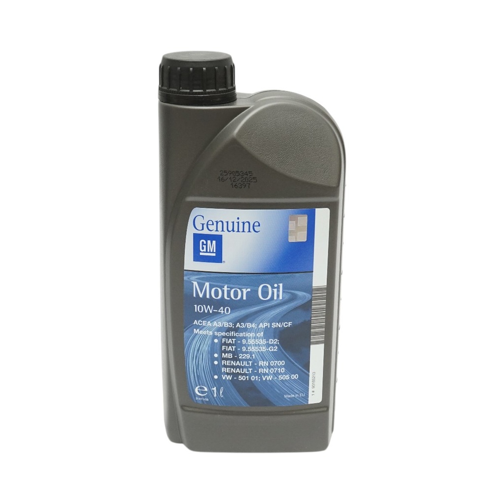 Ulei motor 10W40 GM Motor Oil Genuine 1L