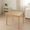 Folie protectie masa transparenta PVC siliconizat 100cm, grosime 1.2mm, model floral 20m/rola
