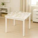 Folie protectie masa transparenta PVC siliconizat 100cm, grosime 1.2mm, model frunze 20m/rola