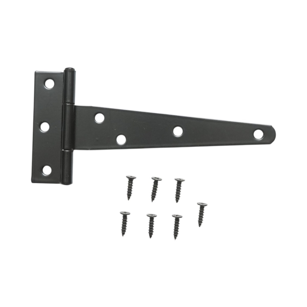Balama poarta tip T 70x151mm, otel negru, suruburi incluse