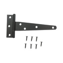 Balama poarta tip T 70x151mm, otel negru, suruburi incluse