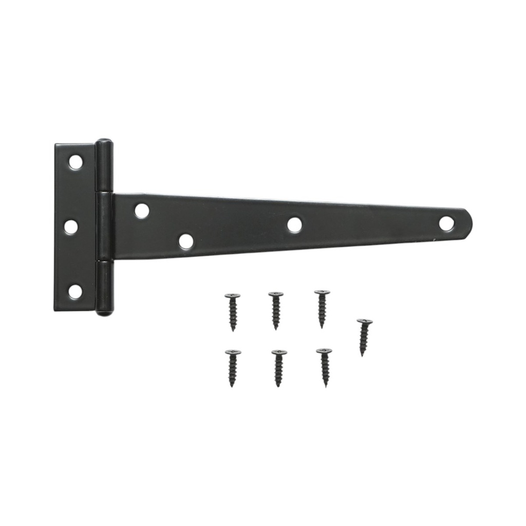 Balama poarta tip T 70x174mm, otel negru, suruburi incluse