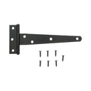 Balama poarta tip T 70x174mm, otel negru, suruburi incluse