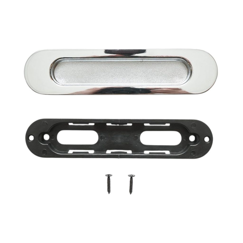 Maner usa glisanta cromat incastrat tip scoica 36x150mm