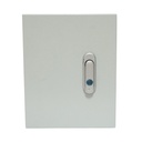Tablou electric metalic exterior cu contrapanou 250x200x150mm IP65 Longroad