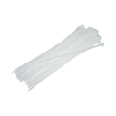 Faseta colier plastic alb 3.6x290mm 100 buc/set Longroad