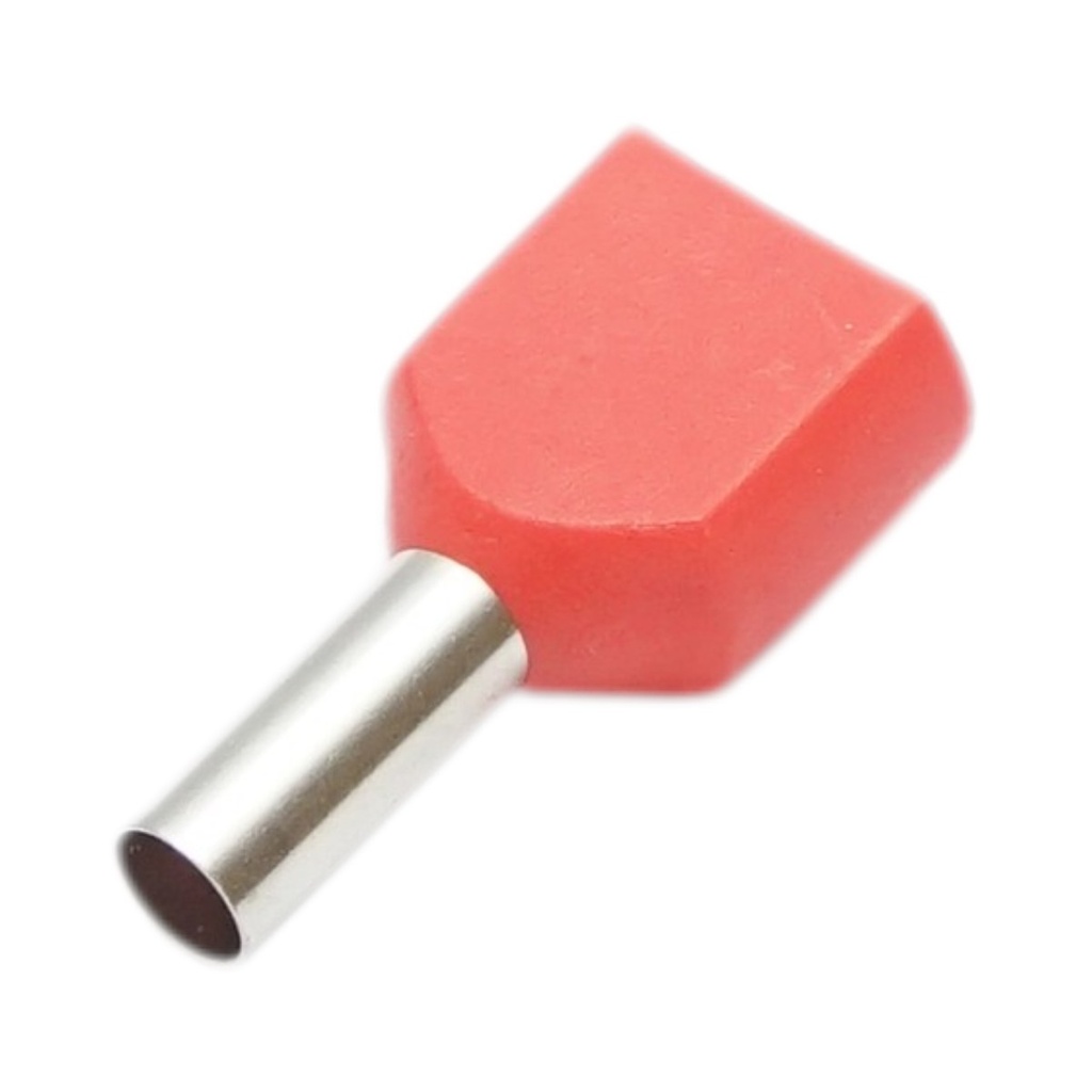 [AMAT6-127042] Pini terminali electrici dubli izolati 2x2.5mm²/8mm TE2508 Longroad