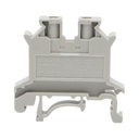 Clema de sir pe sina DIN 2.5mm² 24A 690V gri UK2.5B Longroad