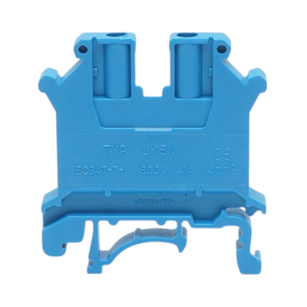 [AMAT6-127051] Clema de sir pe sina DIN 4mm² 41A 800V albastra UK5N Longroad