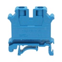 Clema de sir pe sina DIN 6mm² 57A 800V albastra UK6N Longroad
