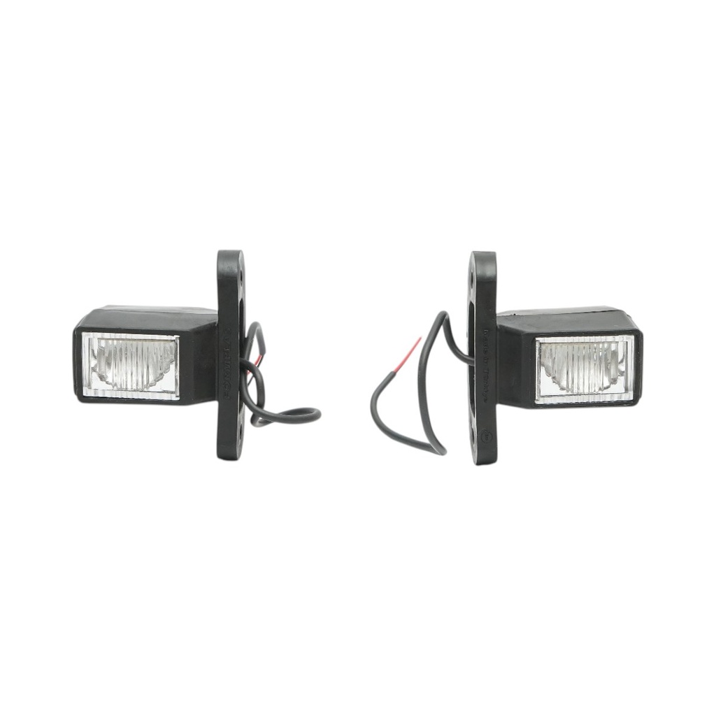 Set lampi gabarit laterale LED 3 functii 12V-24V rosu-alb-galben 70mm