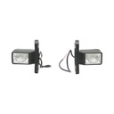 Set lampi gabarit laterale LED 3 functii 12V-24V rosu-alb-galben 70mm