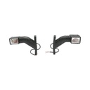 Set lampi gabarit laterale LED 3 functii 12V-24V rosu-alb-galben 140mm