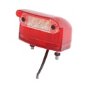 Lampa LED iluminare placuta numar inmatriculare 12V-24V 3 LED-uri 78.5x50mm