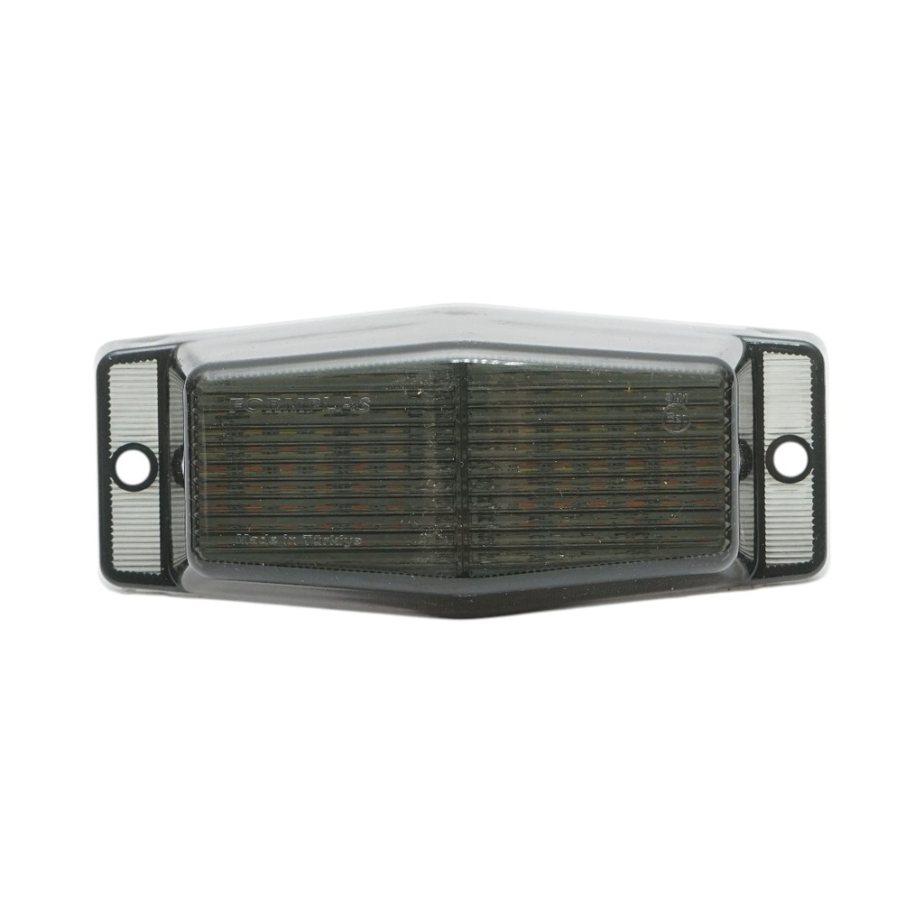 Lampa gabarit grila fata LED 24V galben fumuriu 24 LED-uri 135x60x40mm